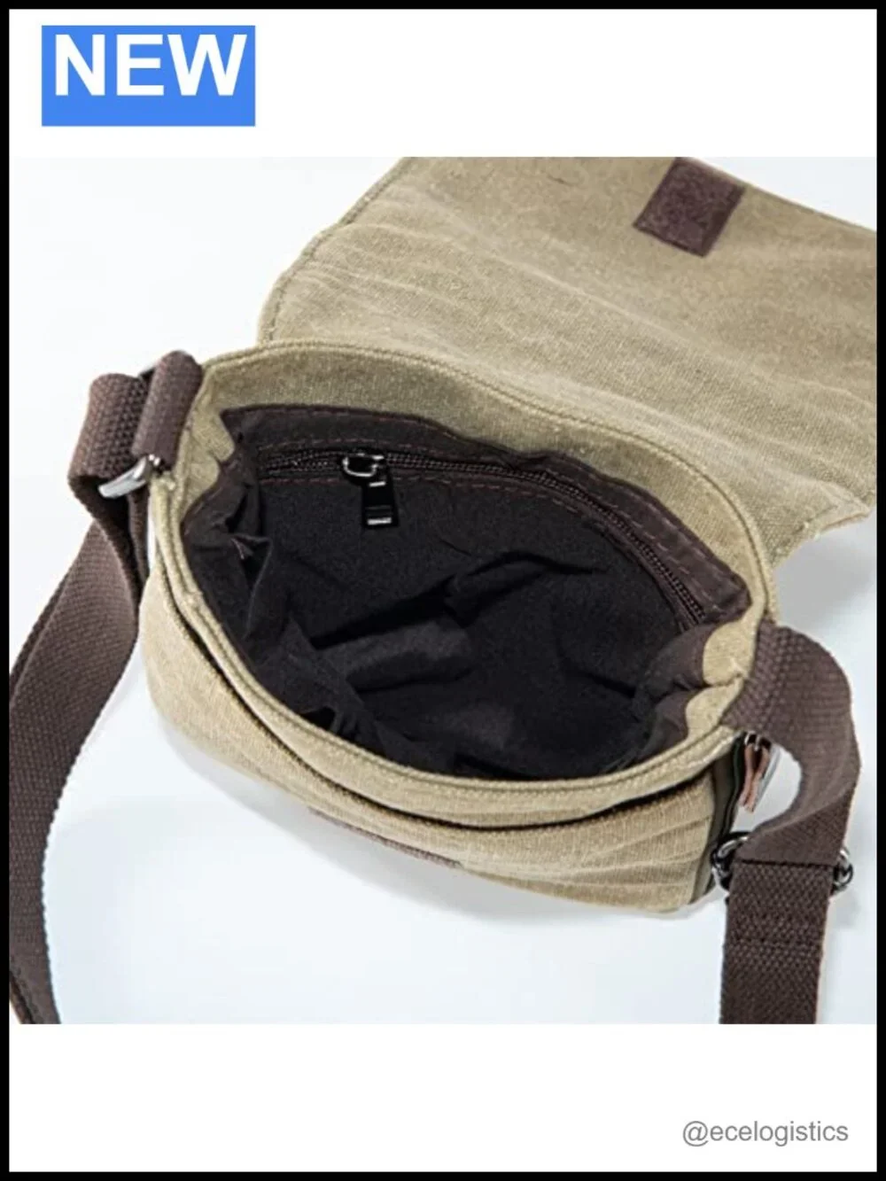 Vintage Canvas Messenger Crossbody Bag Shoulder Bag Travel Bag